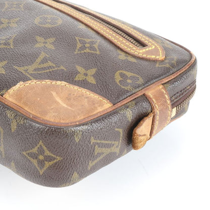 No Solid Louis Vuitton Monogram Marly Dragonne GM M51825 Leather Second Bag