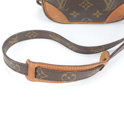 Louis Vuitton Monogram Danube M45266 Leather Shoulder Bag Crossbody Brown Women