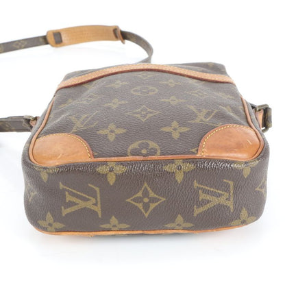 Louis Vuitton Monogram Danube M45266 Leather Shoulder Bag Crossbody Brown Women