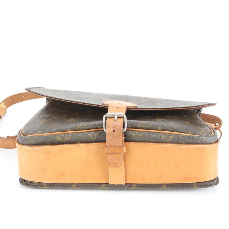 Louis Vuitton Monogram Cartesiere GM M51252 Leather Shoulder Bag Crossbody