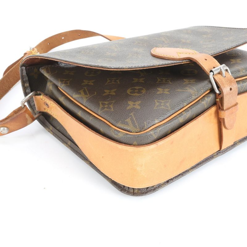 Louis Vuitton Monogram Cartesiere GM M51252 Leather Shoulder Bag Crossbody