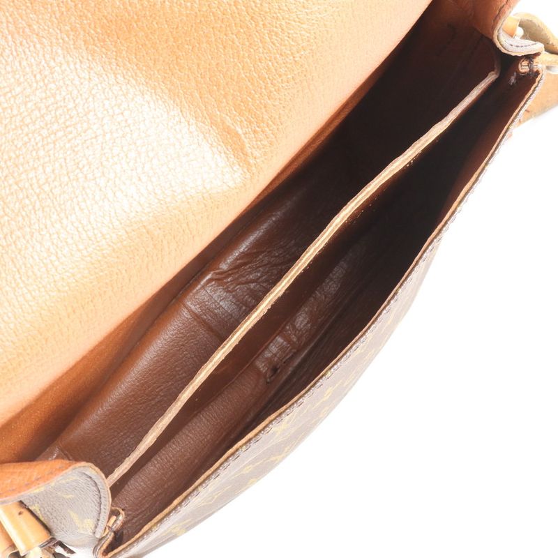 Louis Vuitton Monogram Cartesiere GM M51252 Leather Shoulder Bag Crossbody