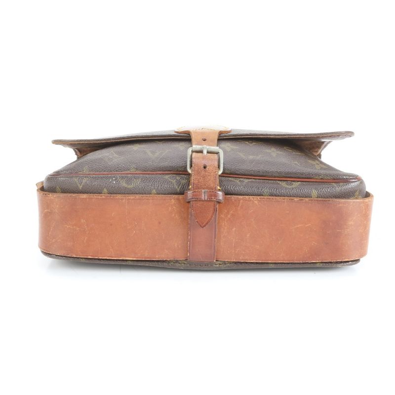 Louis Vuitton Monogram Cartesiere GM M51252 Leather Shoulder Bag Crossbody