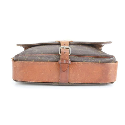 Louis Vuitton Monogram Cartesiere GM M51252 Leather Shoulder Bag Crossbody