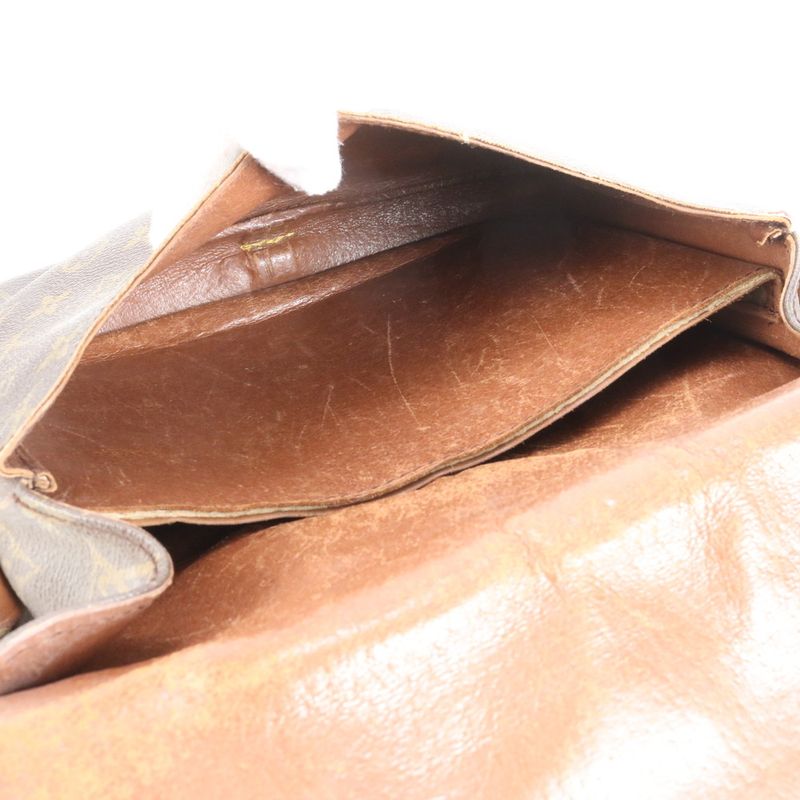 Louis Vuitton Monogram Cartesiere GM M51252 Leather Shoulder Bag Crossbody