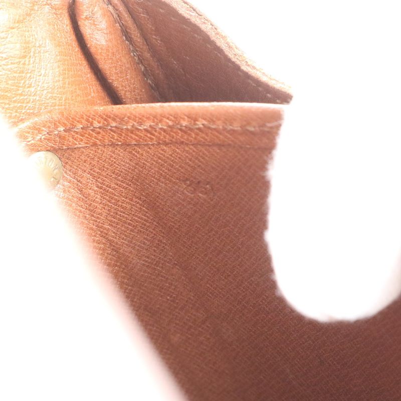 Louis Vuitton Monogram Cartesiere MM M51253 Leather Shoulder Bag Crossbody