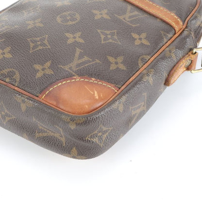 Louis Vuitton Monogram Danube M45266 Leather Shoulder Bag Crossbody Brown Tote