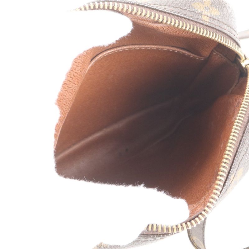 Louis Vuitton Monogram Danube M45266 Leather Shoulder Bag Crossbody Brown Tote