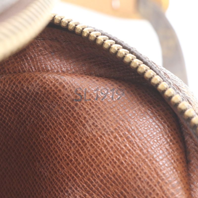 Louis Vuitton Monogram Danube M45266 Leather Shoulder Bag Crossbody Brown Tote