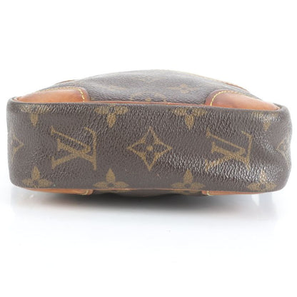 Louis Vuitton Monogram Danube M45266 Leather Shoulder Bag Crossbody Brown Tote