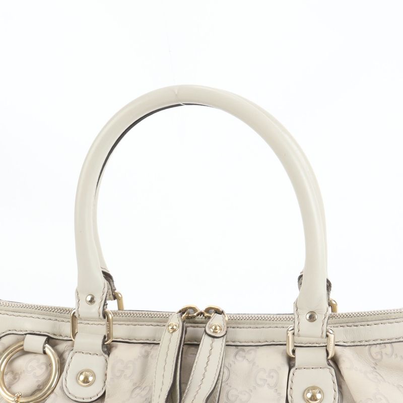 Guccissima Sookie Leather 2WAY Tote Bag Crossbody Shoulder 247902 Gold Hardware