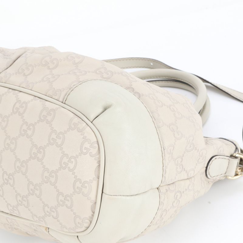 Guccissima Sookie Leather 2WAY Tote Bag Crossbody Shoulder 247902 Gold Hardware