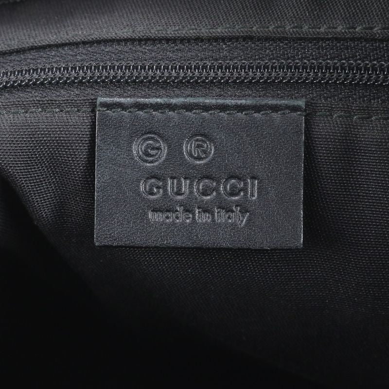 Gucci GG Canvas Sherry Line Leather Shoulder Bag Crossbody Messenger Business