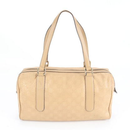Guccissima Leather Tote Bag Shoulder Hand Mini Boston 257288 Beige Women's ERE