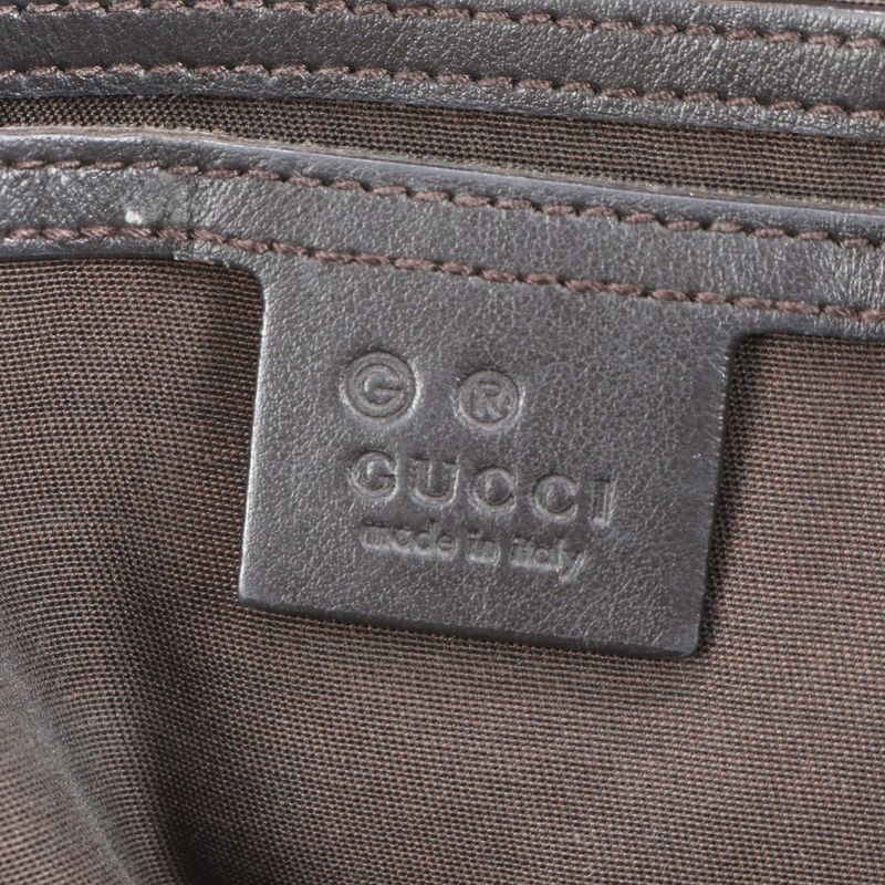 Guccissima Leather Tote Bag Shoulder Hand Brown Gold Hardware A4 265695 Women's