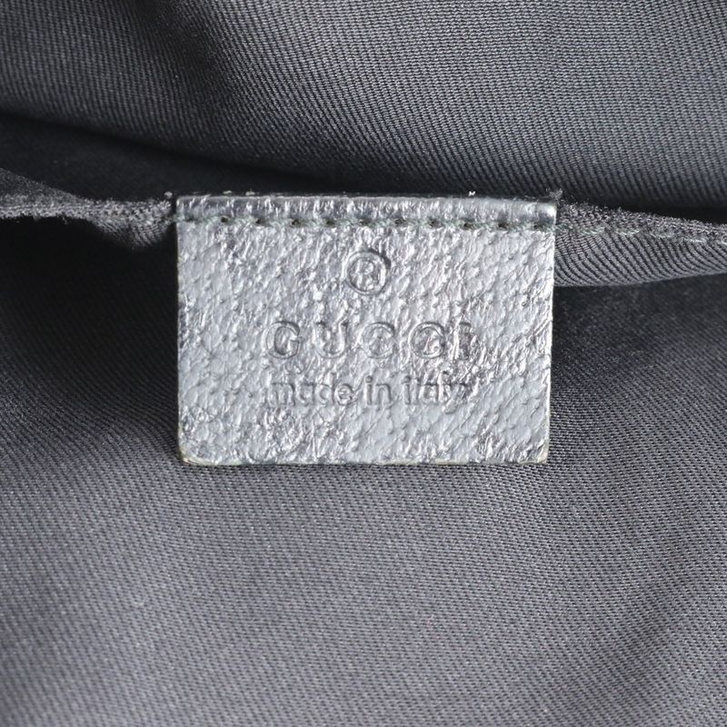 Gucci GG Canvas Sherry Line 189669 Leather Tote Bag Shoulder Business Commuter