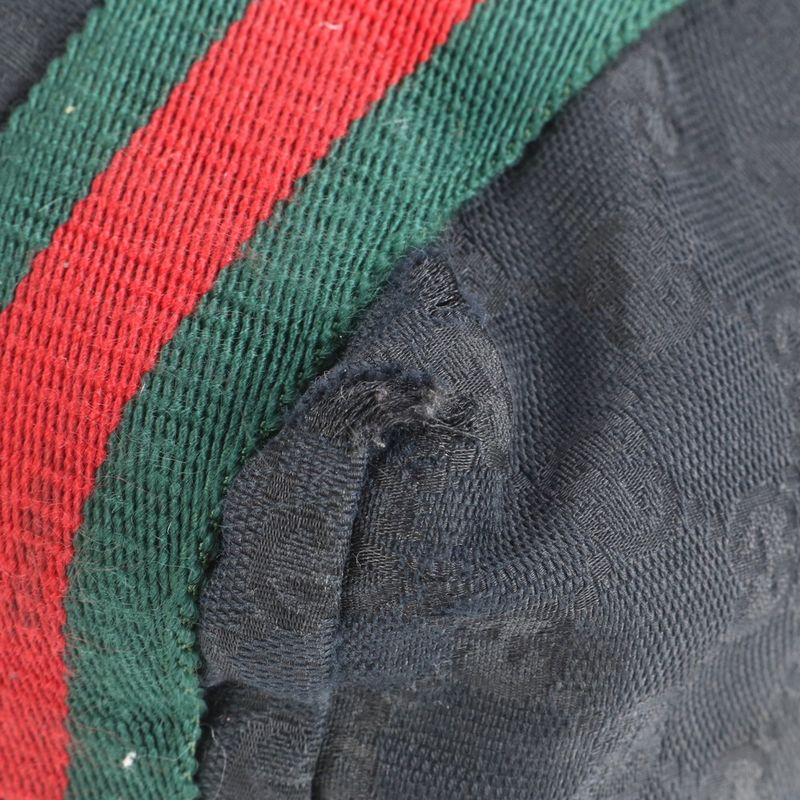 Gucci GG Canvas Sherry Line 189669 Leather Tote Bag Shoulder Business Commuter