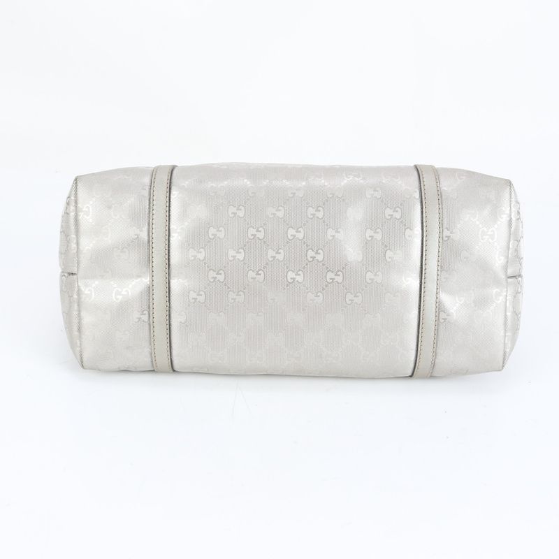 Gucci With Control Card GG Imprime 197953 Leather Tote Bag Shoulder Hand