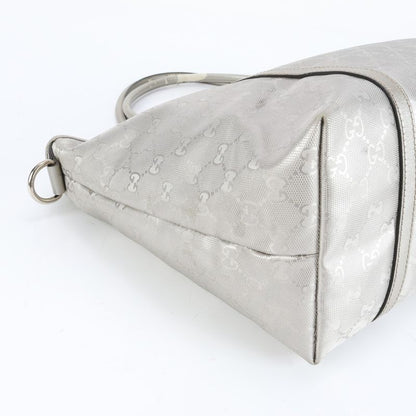 Gucci With Control Card GG Imprime 197953 Leather Tote Bag Shoulder Hand