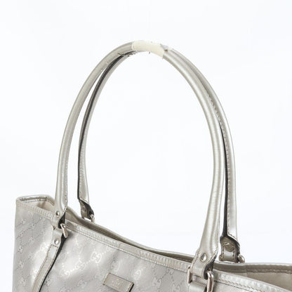 Gucci With Control Card GG Imprime 197953 Leather Tote Bag Shoulder Hand