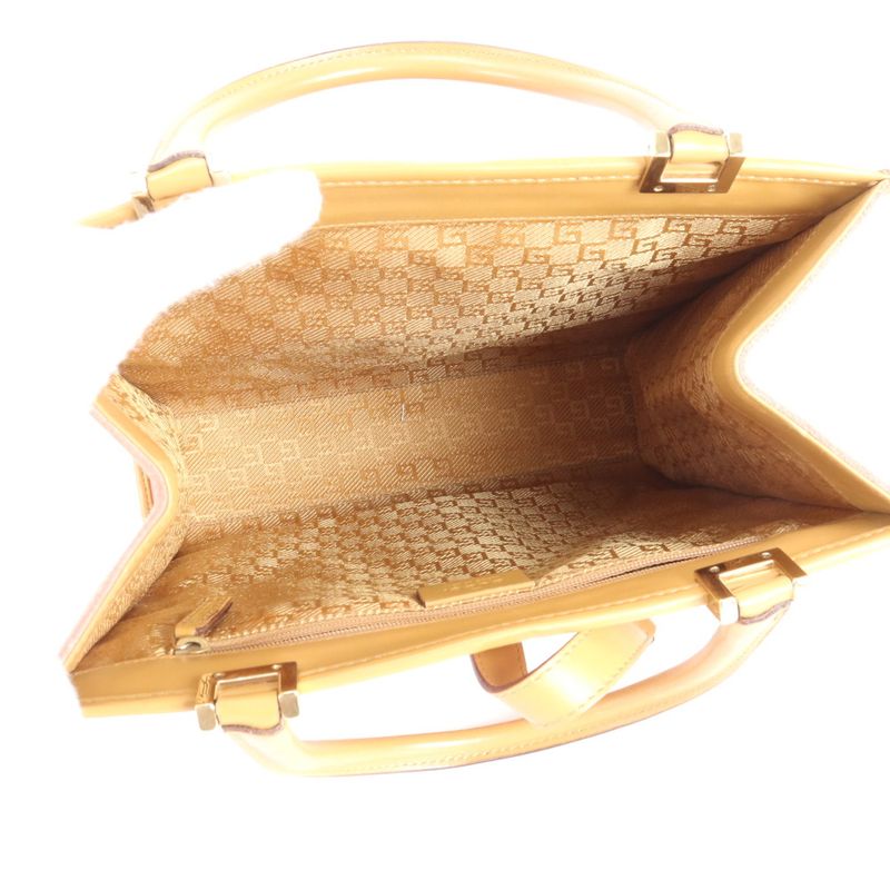 Aoyama Store Gucci With Control Card Jackie Leather Handbag Square Tote Pink