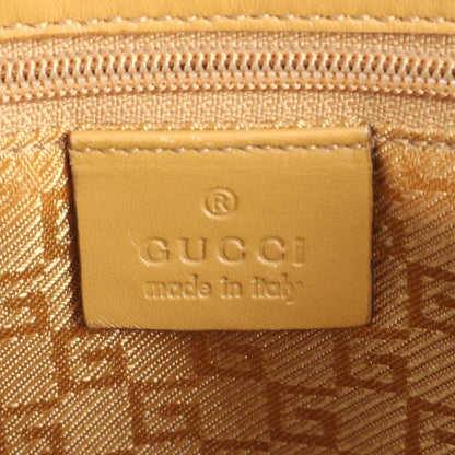 Aoyama Store Gucci With Control Card Jackie Leather Handbag Square Tote Pink