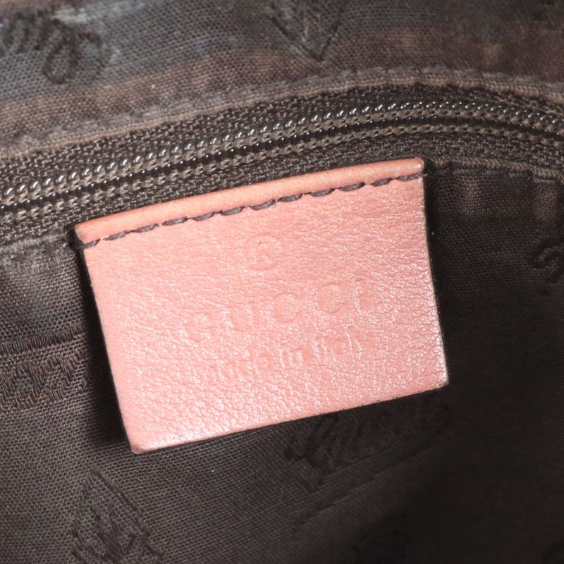 Guccissima Sookie Leather 2WAY Shoulder Bag Crossbody Hand Tote Pink 247902