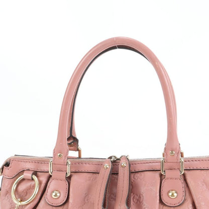 Guccissima Sookie Leather 2WAY Shoulder Bag Crossbody Hand Tote Pink 247902