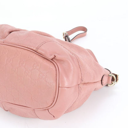 Guccissima Sookie Leather 2WAY Shoulder Bag Crossbody Hand Tote Pink 247902