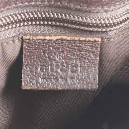 Gucci GG Canvas Sherry Line Leather Shoulder Bag Crossbody 27639 Genuine