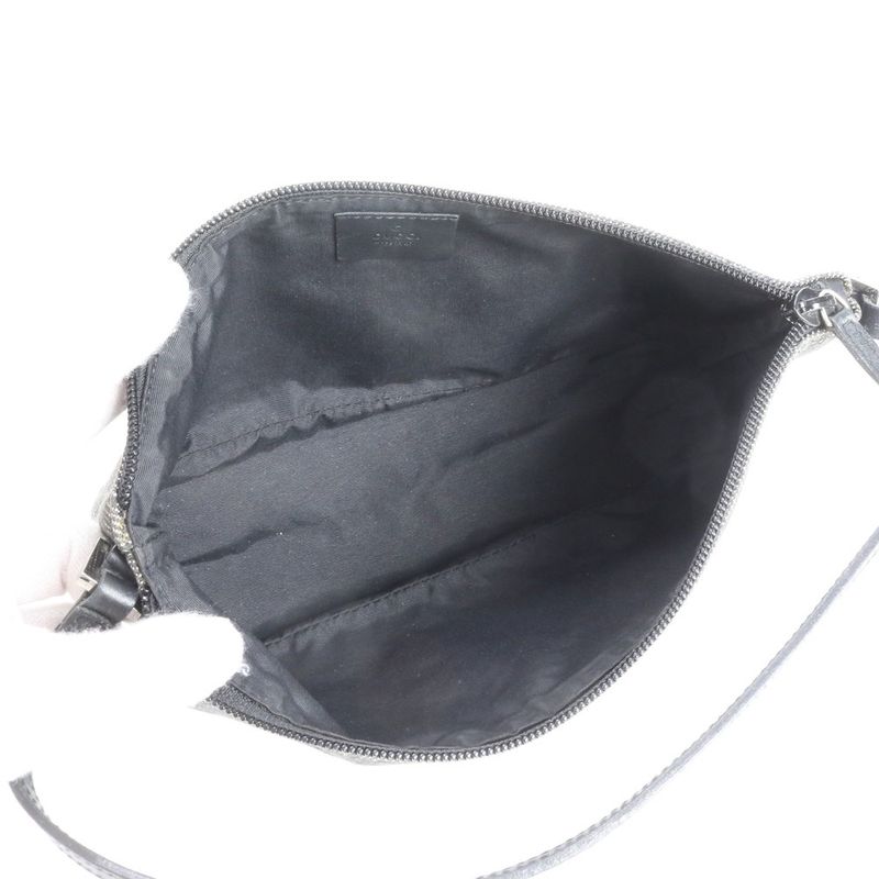 Gucci GG Canvas Leather Shoulder Bag Shoulder One Shoulder Accessory Pouch