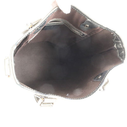 Gucci GG Supreme Leather Bucket Tote Bag Shoulder Hand 189897 Gold Hardware