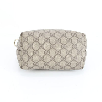 Gucci GG Supreme Leather Bucket Tote Bag Shoulder Hand 189897 Gold Hardware