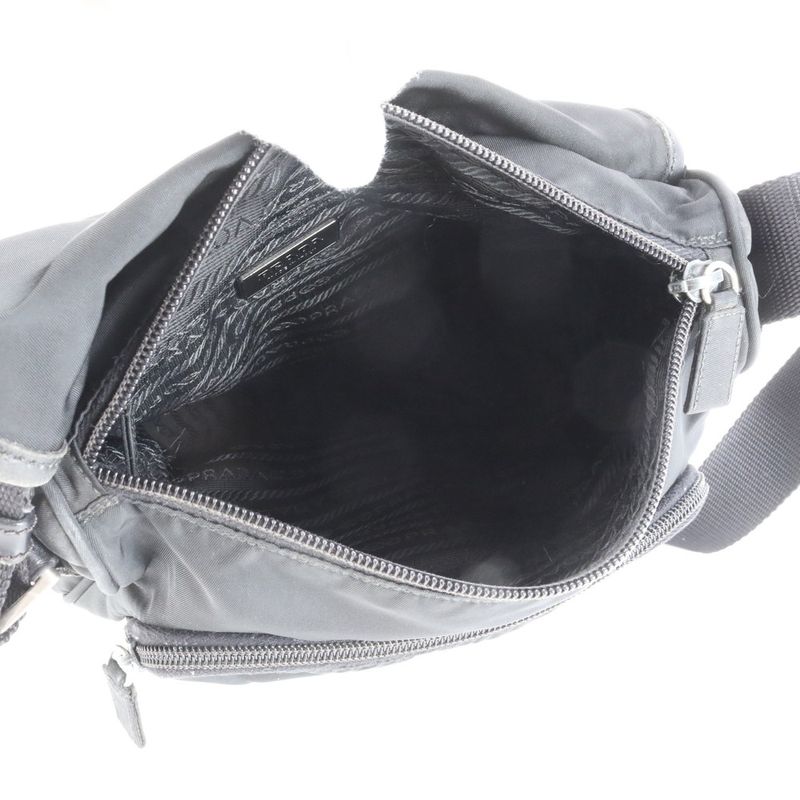 Prada Tessuto Nylon Leather Shoulder Bag Crossbody Messenger Business Commuter