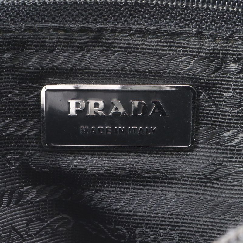 Prada Tessuto Nylon Leather Shoulder Bag Crossbody Messenger Business Commuter