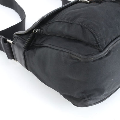 Prada Tessuto Nylon Leather Shoulder Bag Crossbody Messenger Business Commuter