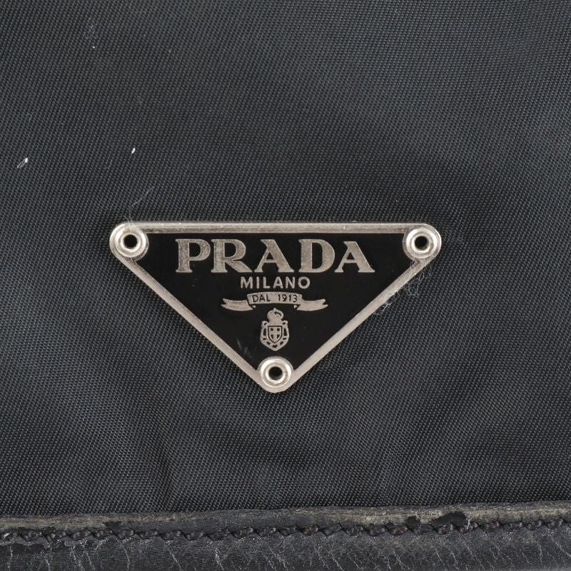 Prada Tessuto Nylon Leather Shoulder Bag Crossbody Messenger Business Commuter