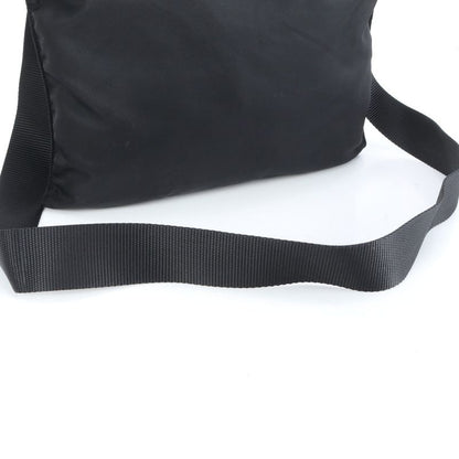 Prada Tessuto Nylon Triangle Logo Leather Shoulder Bag Crossbody Messenger