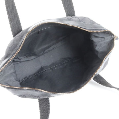 Gucci GG Canvas 92734 Leather Tote Bag Mini Boston Shoulder Hand Black Women's