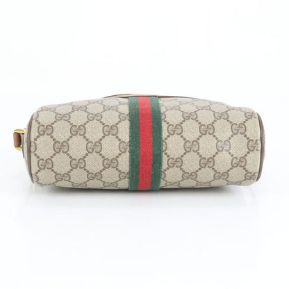 Vintage Old Gucci GG Supreme Sherry Line Leather Shoulder Bag Crossbody 98 02