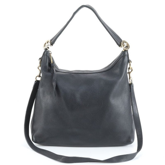 Gucci Leather 2WAY Shoulder Bag Crossbody Hobo One Shoulder 326514 Tote Black