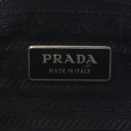 Prada Tessuto Nylon Triangle Logo Leather Shoulder Bag Crossbody Messenger