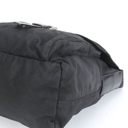 Prada Tessuto Nylon Triangle Logo B5469f Leather Shoulder Bag Crossbody