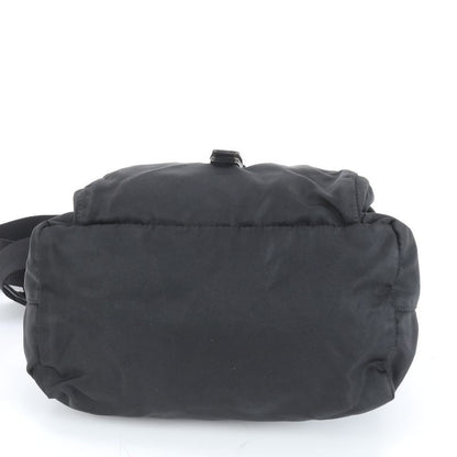 Prada Tessuto Nylon Triangle Logo B5469f Leather Shoulder Bag Crossbody