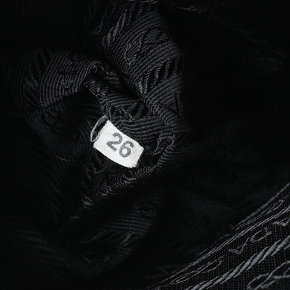 Prada Tessuto Nylon Triangle Logo B5469f Leather Shoulder Bag Crossbody