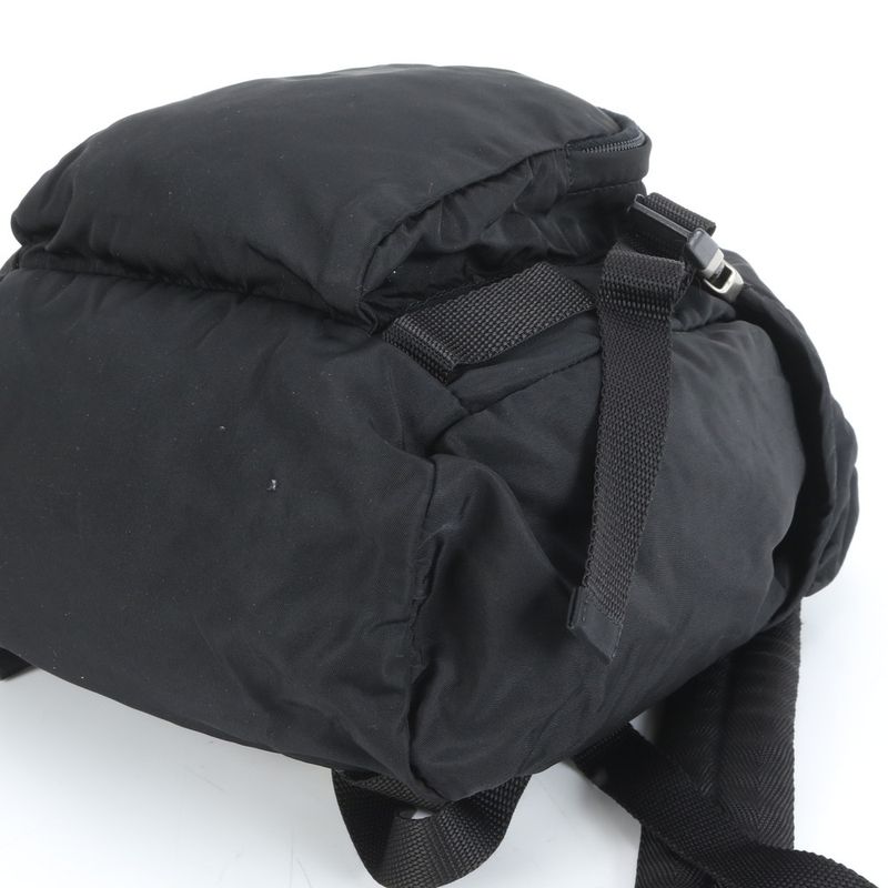 Prada Tessuto Nylon Triangle Logo Backpack Sac Backpack Black Women ERE Cx14-6