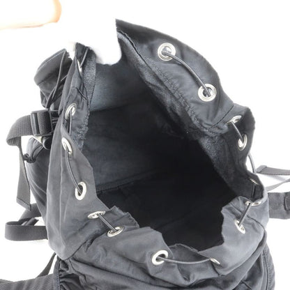 Prada Tessuto Nylon Triangle Logo Backpack Sac Backpack Black Women ERE Cx14-6