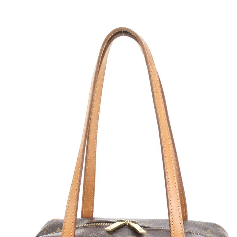 Louis Vuitton Monogram Cité MM M51182 Leather Tote Bag Shoulder Hand Brown
