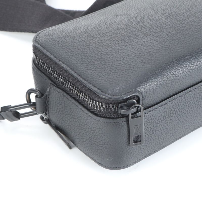 Current Louis Vuitton RFID LV Aerogram Alpha Wearable Wallet Leather Shoulder