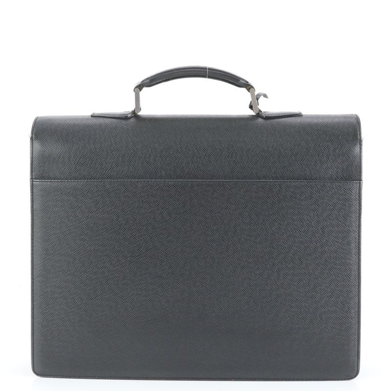 No Sticky Louis Vuitton Taiga Moskova M30032 Leather Business Bag Document Bag